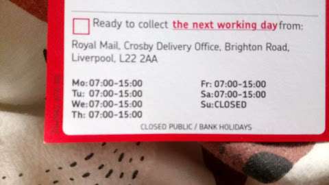 Royal Mail Crosby Delivery Office photo